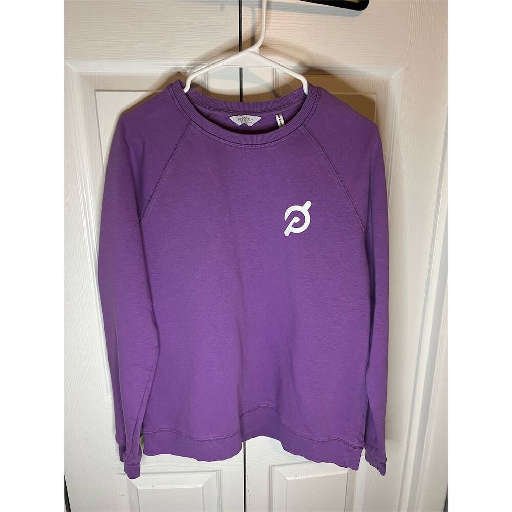 Peloton Women's Crewneck Pullover Sweatshirt Purple Size M
